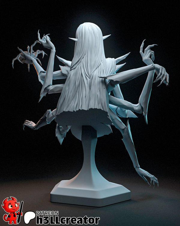 Lolth Bust 3D-printed model