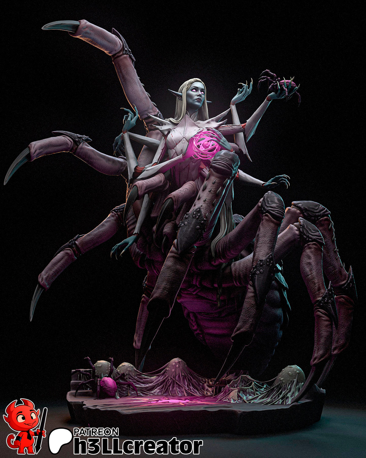 Lolth 3D-printed model