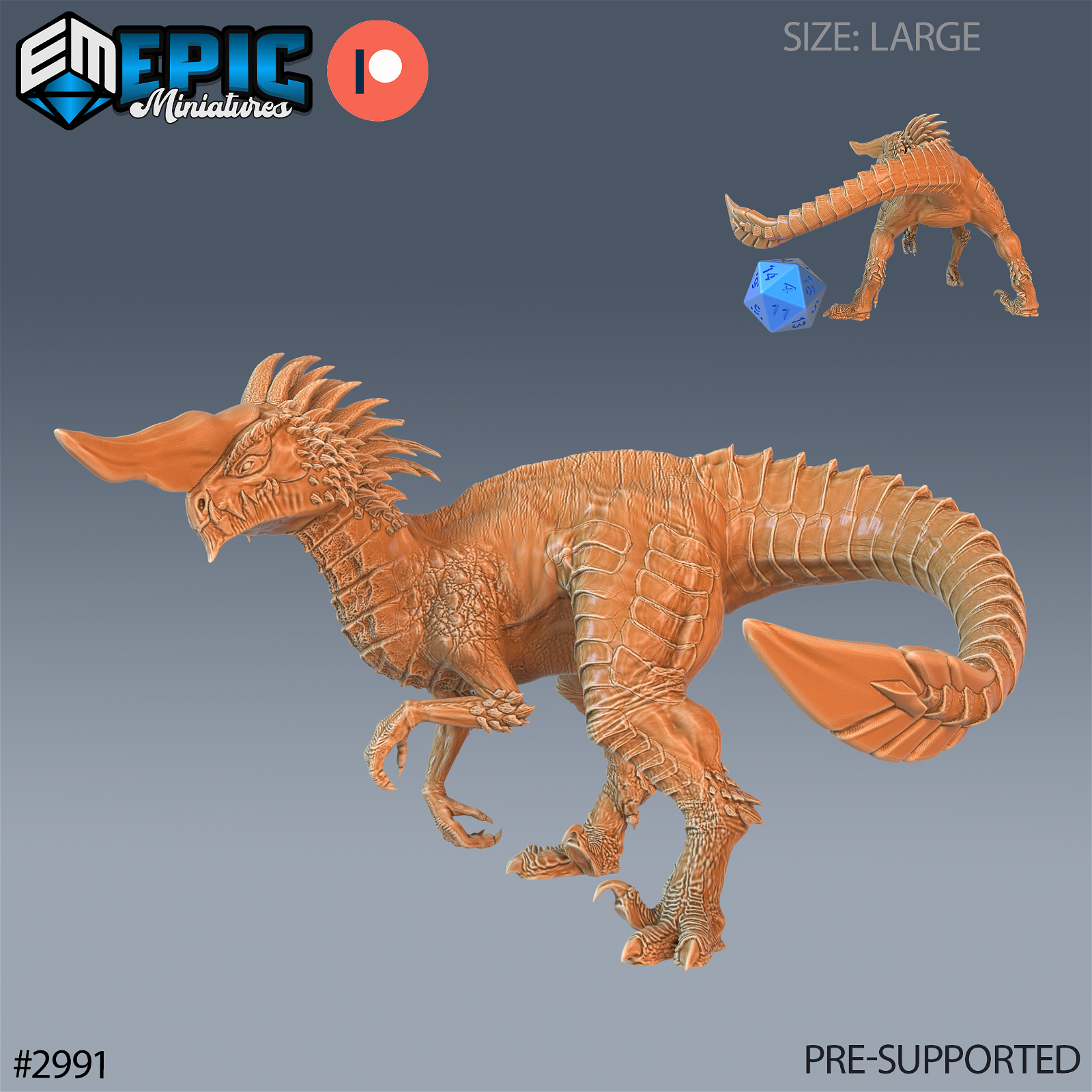 Long Hour Raptor - The Printable Dragon