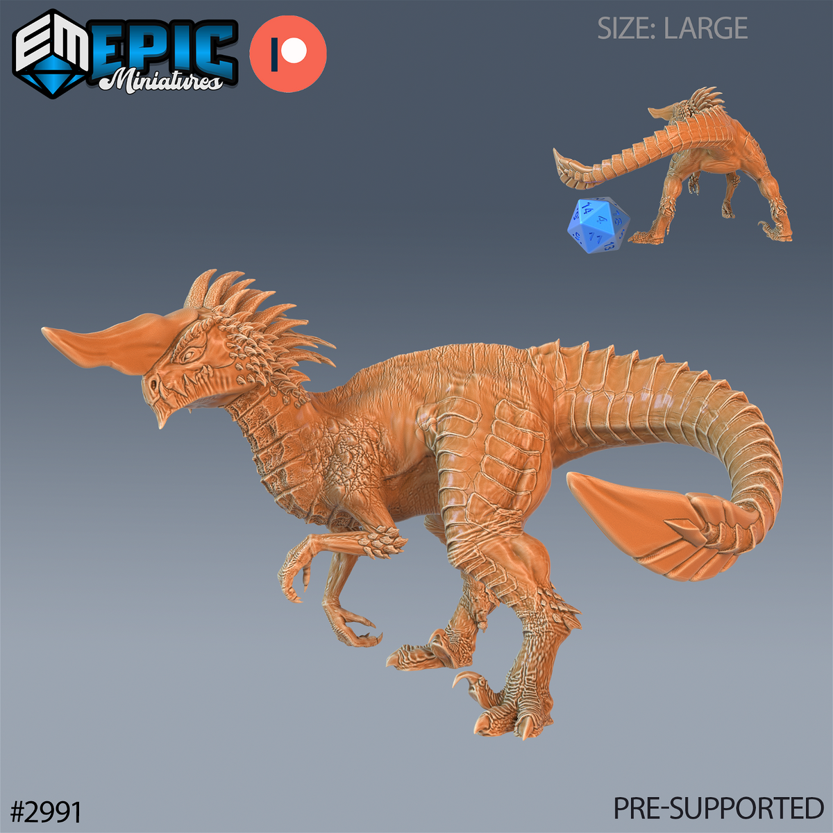 Long Hour Raptor – The Printable Dragon