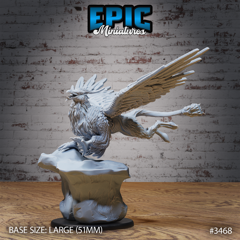 Longbeak Griffin 3D-printed model