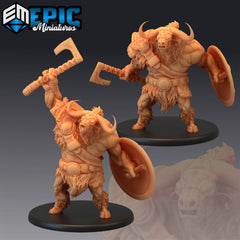 Longhorn Minotaur - The Printable Dragon