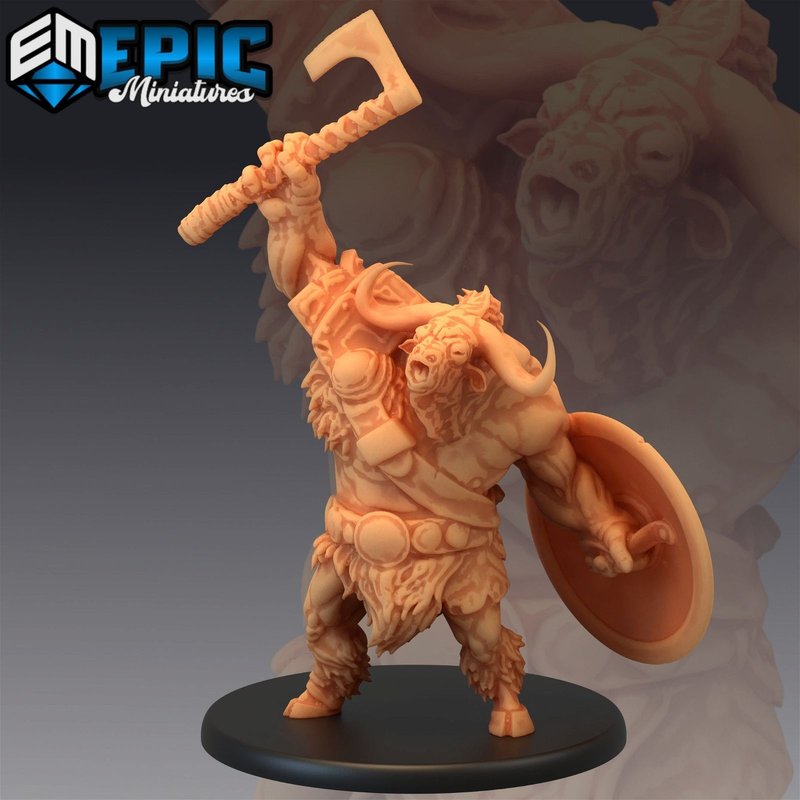 Longhorn Minotaur 3D-printed model