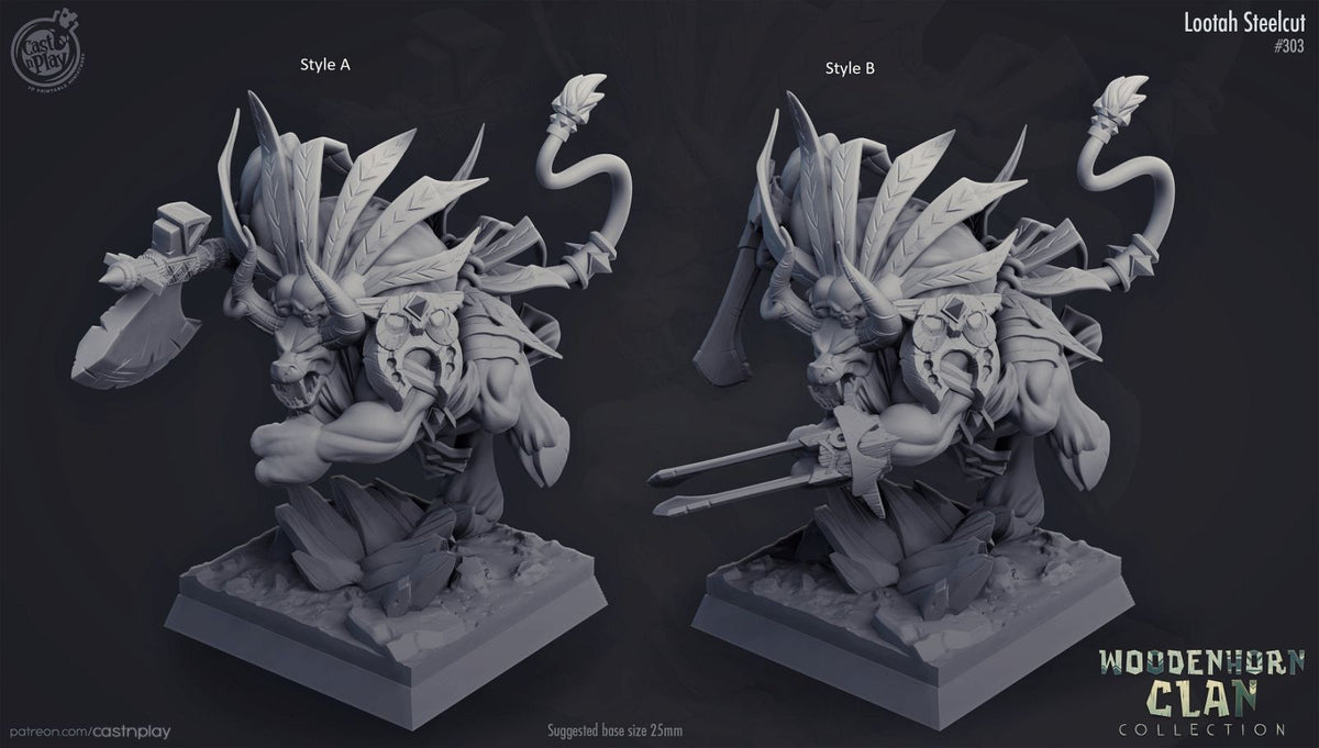 Lootah Steelcut - The Printable Dragon