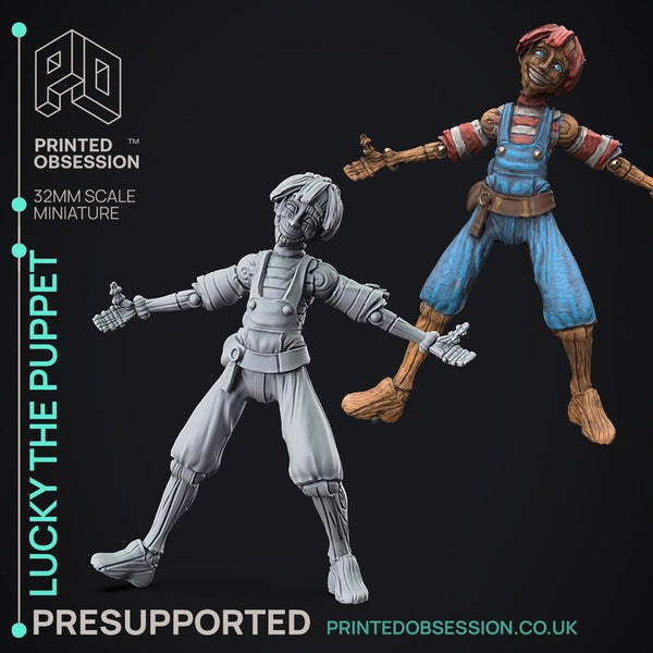 Lucky The Puppet 3D-printed model