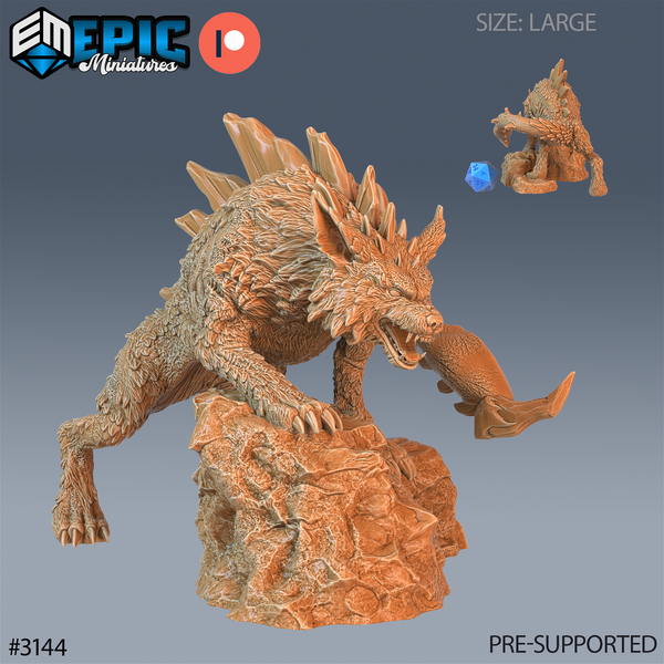 Lupion Wolf Scorpion Chimera - The Printable Dragon