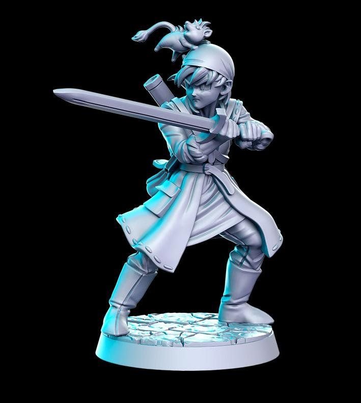 Lynx 3D-printed model