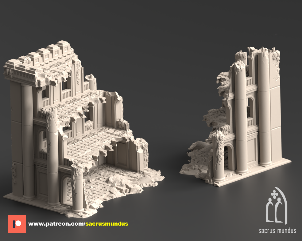Palimptra Corner Ruins C Set