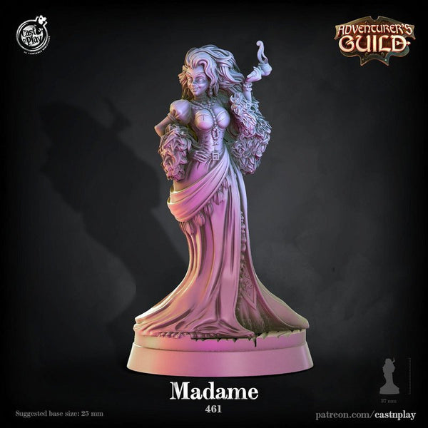 Madame 3D-printed model