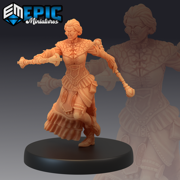 Madame Rever 3D-printed model