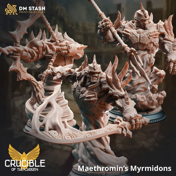 Maethromin’s Myrmidons 3D-printed model