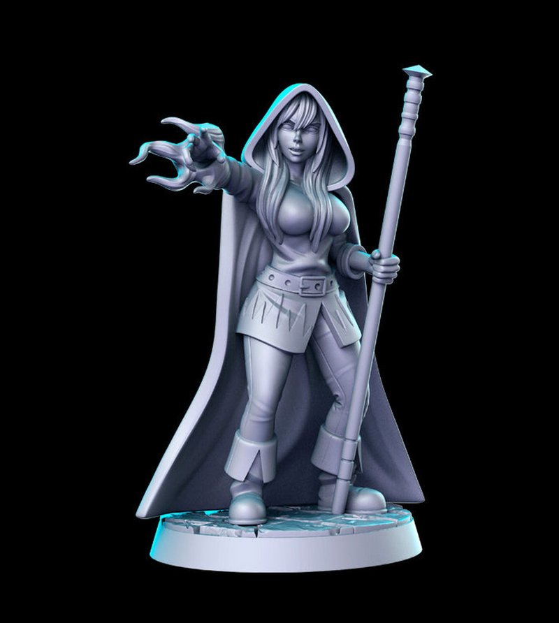 Mage 3D-printed model