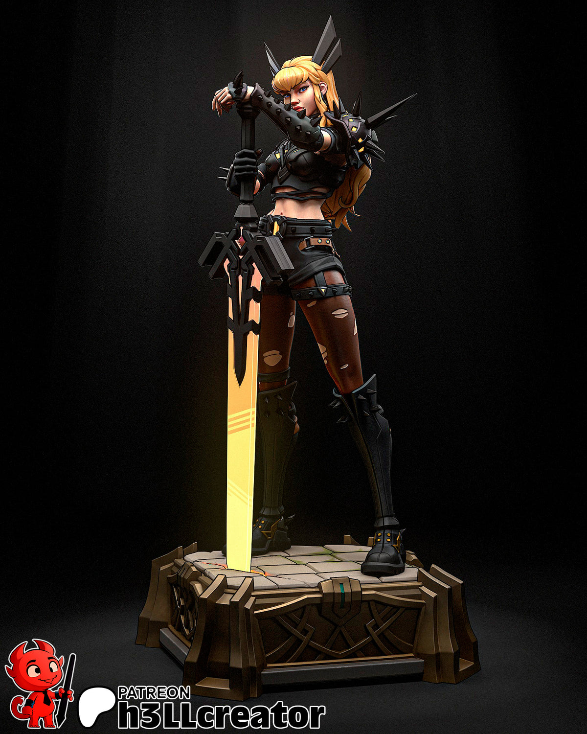 Magik 3D-printed model