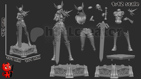 Magik 3D-printed model