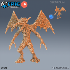Magma Mephit 3D-printed model