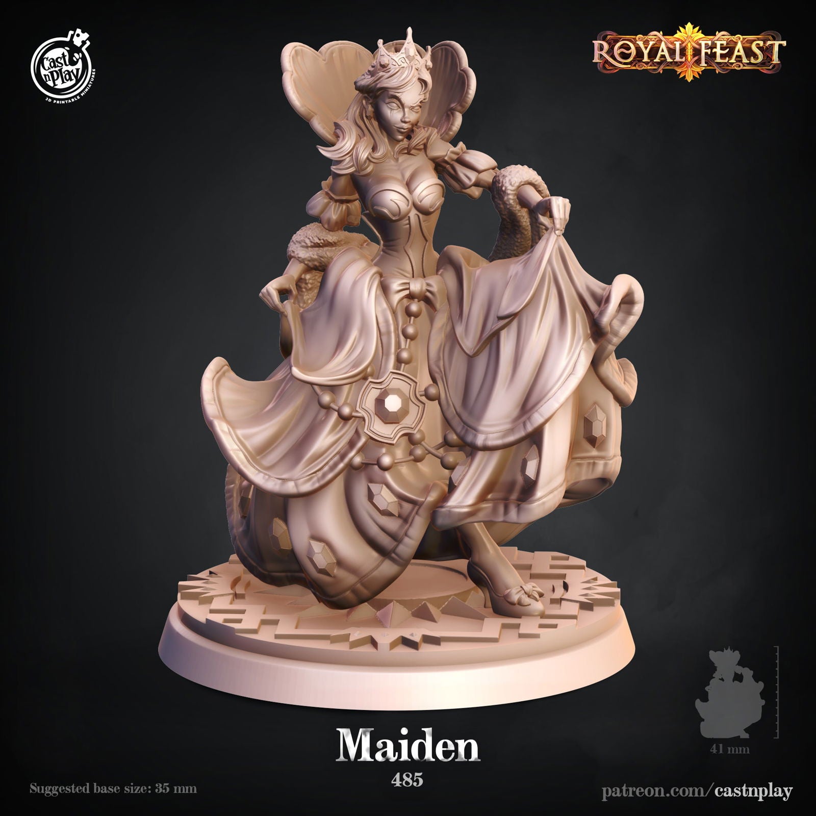 Maiden - The Printable Dragon