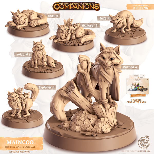 Maincoo The Main Coon Cat 3D-printed model