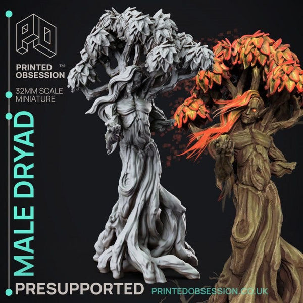Male Dryad 3D-printed model