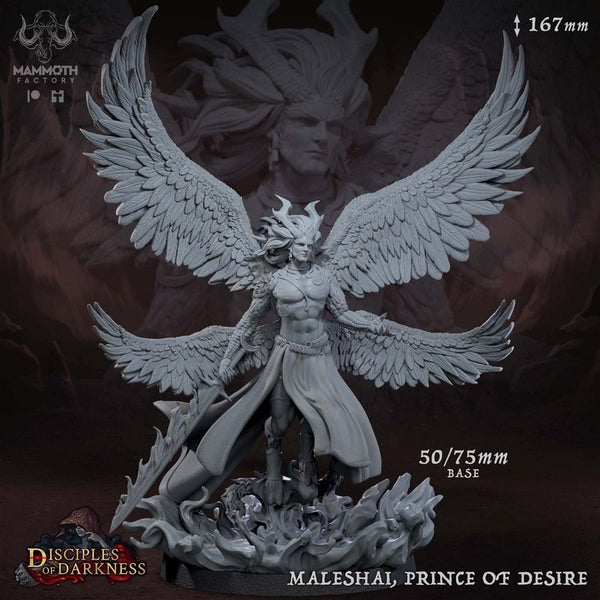 Maleshai Prince of Desire 3D-printed model