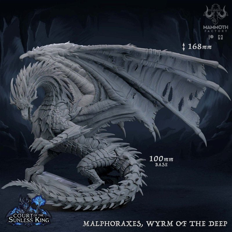 Malphoraxes Wyrm Of The Deep 3D-printed model