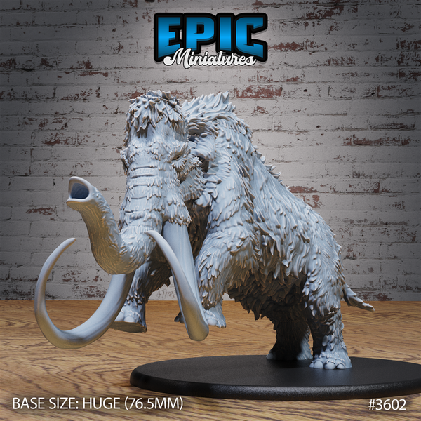 Mammoth 3D-printed model