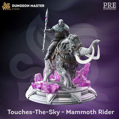 Mammoth Rider 3D-printed model