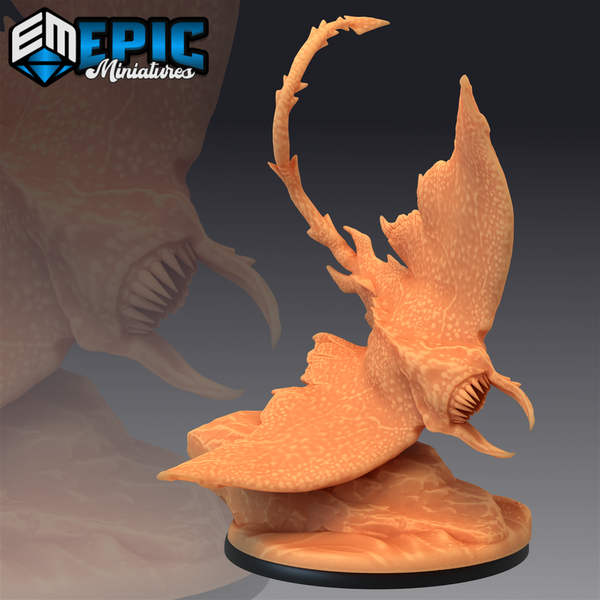 Manta Ray 3D-printed model