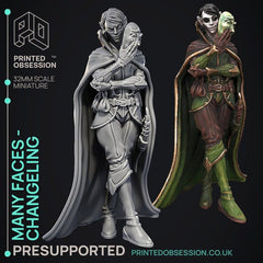 Many Faces - Changeling 3D-printed model