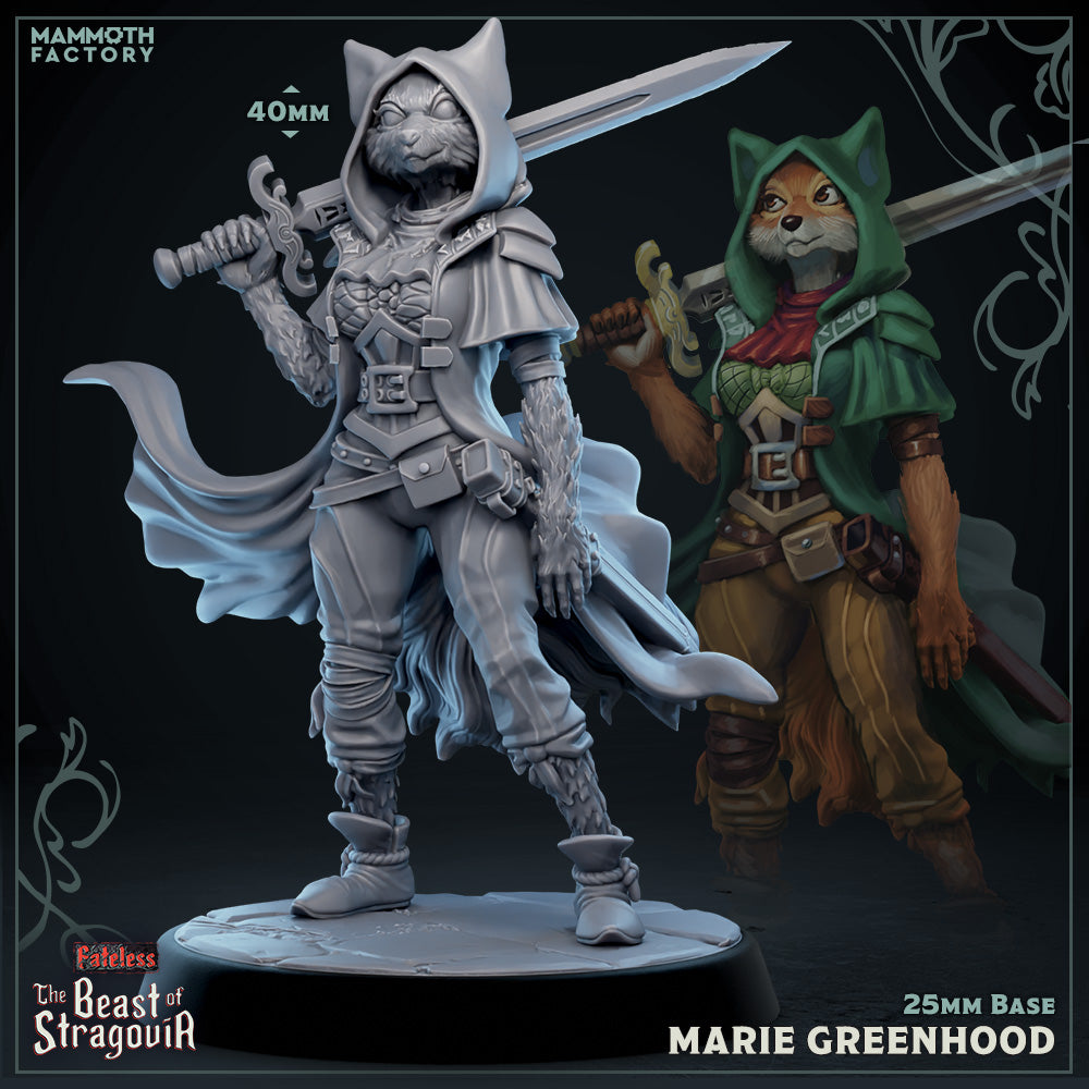 Marie Greenwood 3D-printed model