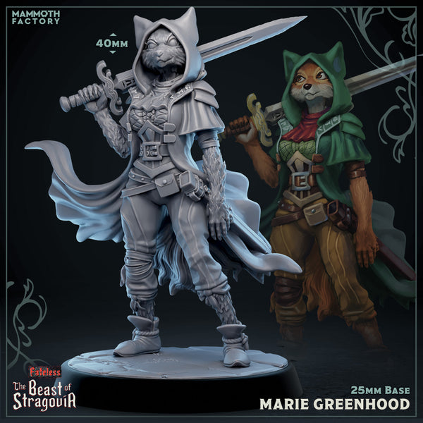 Marie Greenwood 3D-printed model