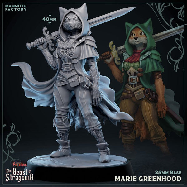 Marie Greenwood 3D-printed model