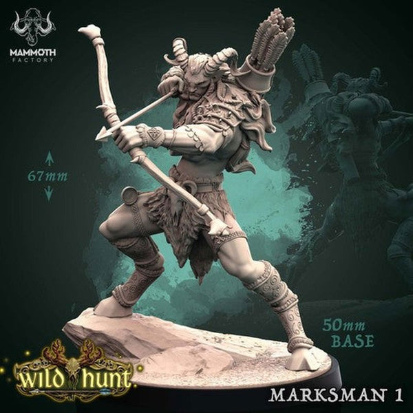 Marksman 3D-printed model