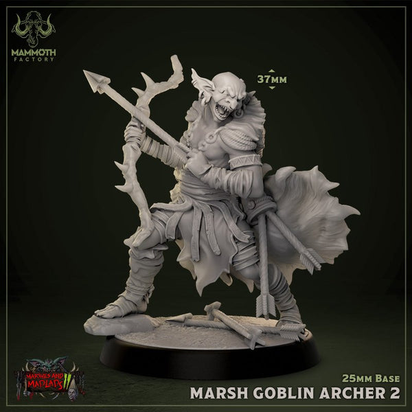 Marsh Goblin Archer 3D-printed model