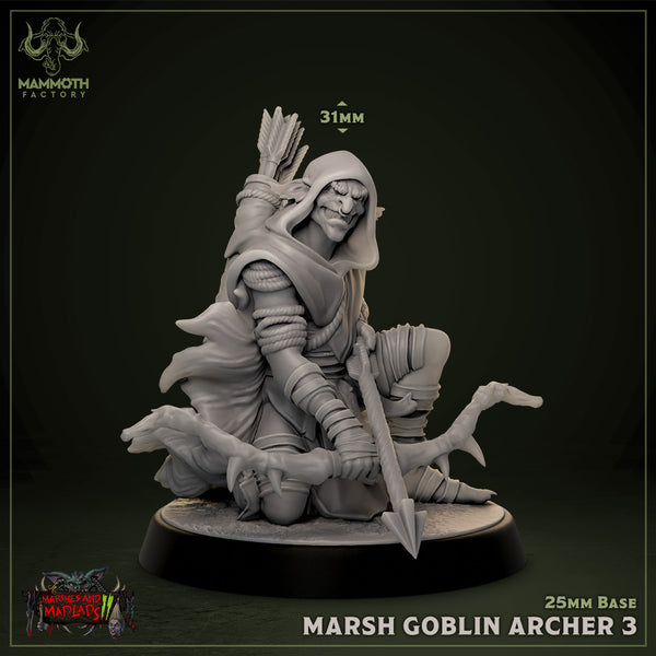 Marsh Goblin Archer 3D-printed model