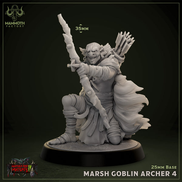 Marsh Goblin Archer 3D-printed model