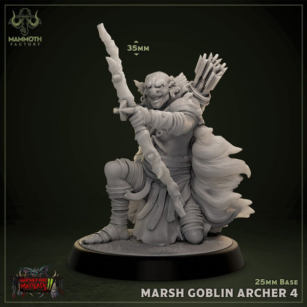 Marsh Goblin Archer 3D-printed model