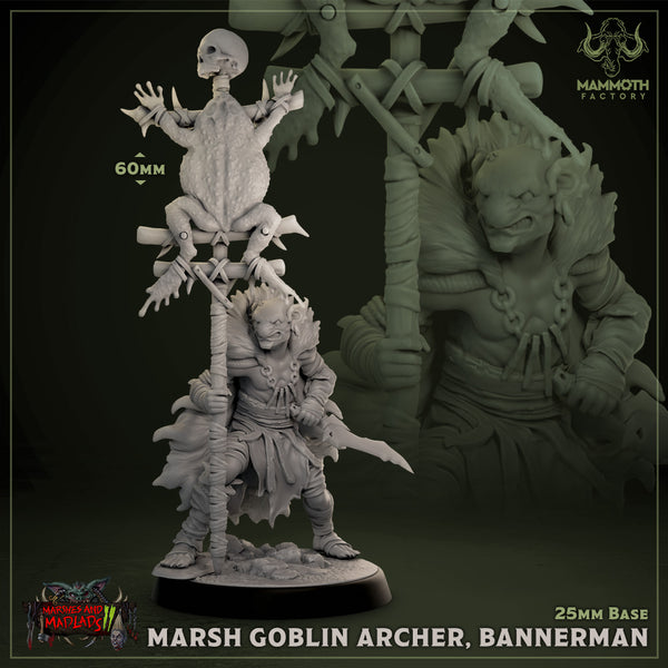 Marsh Goblin Archer 3D-printed model
