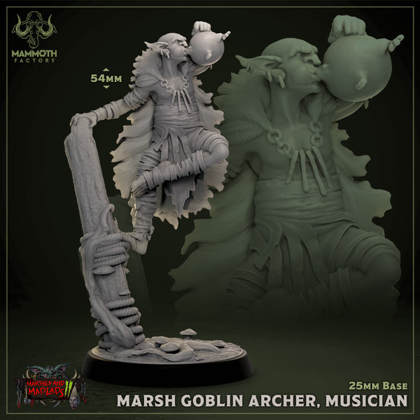 Marsh Goblin Archer 3D-printed model