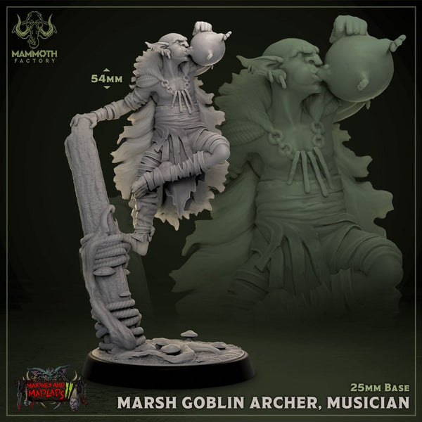 Marsh Goblin Archer 3D-printed model