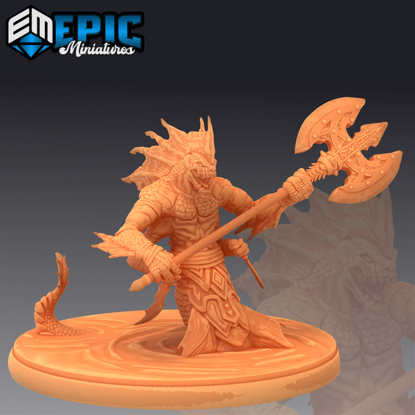 Marsh Naga 3D-printed model