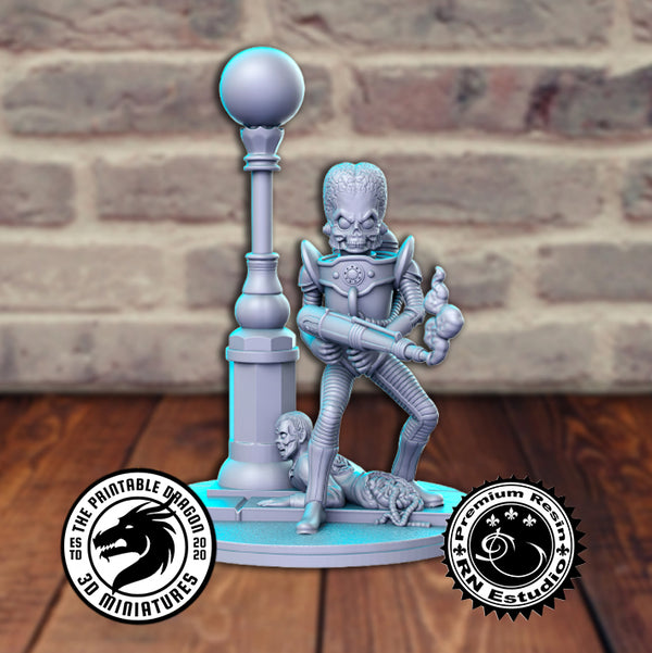 Martian Attack 3D-printed model