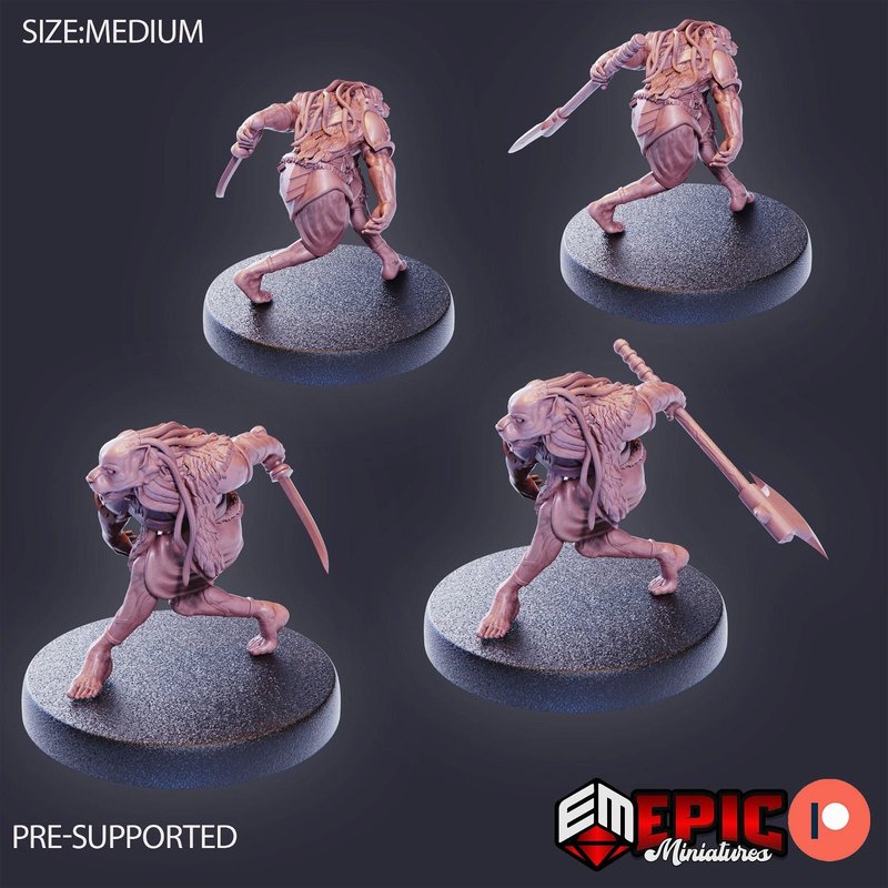Masked Hunter 3D-printed model