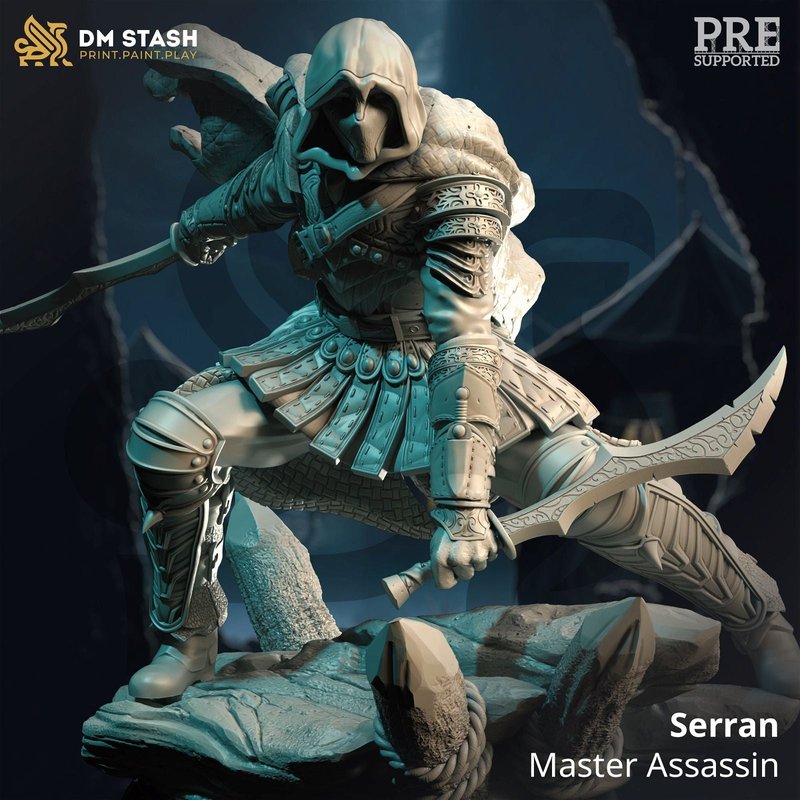 Master Assassin Serran 3D-printed model