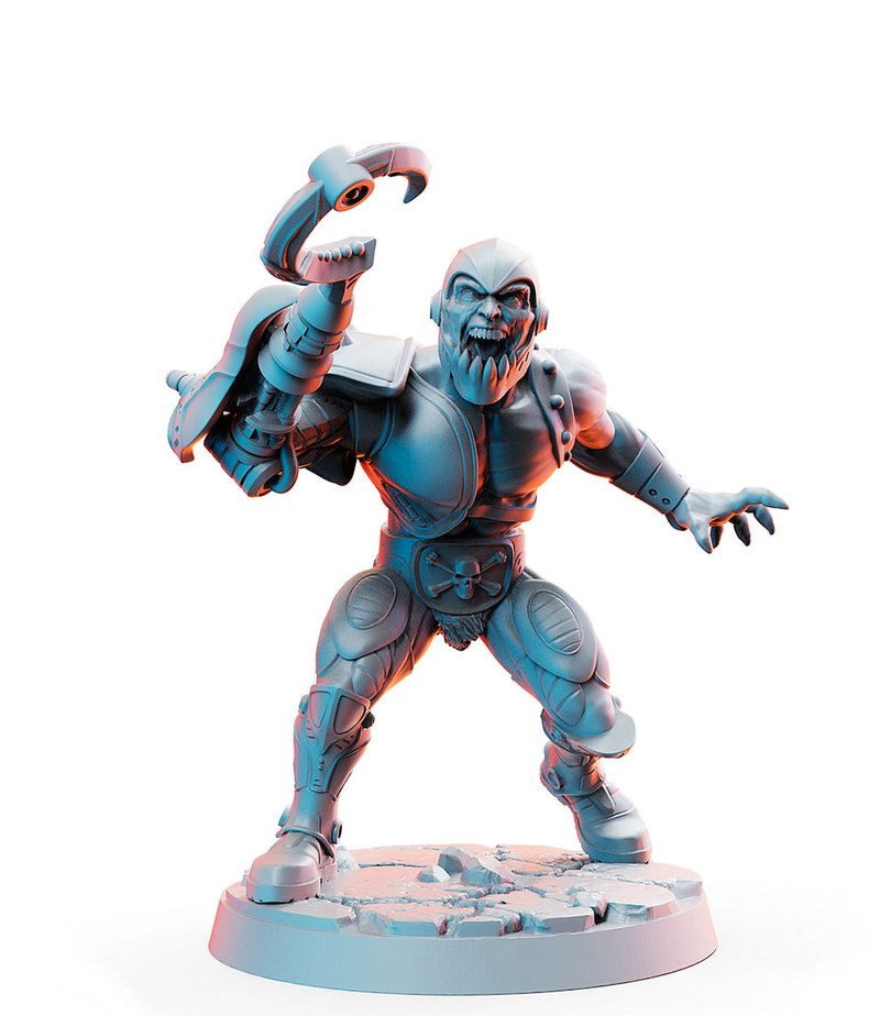 Maw Face 3D-printed model