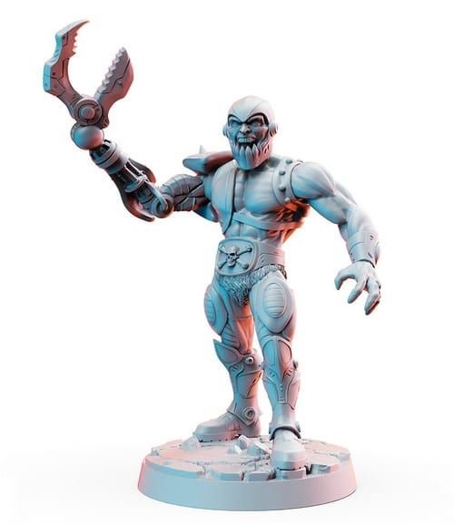 Maw Face 3D-printed model