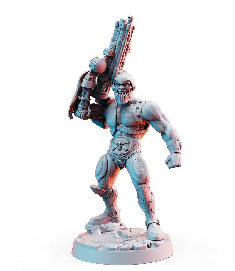 Maw Face 3D-printed model