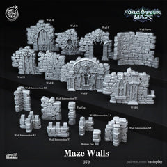 Maze Walls 3D-printed model
