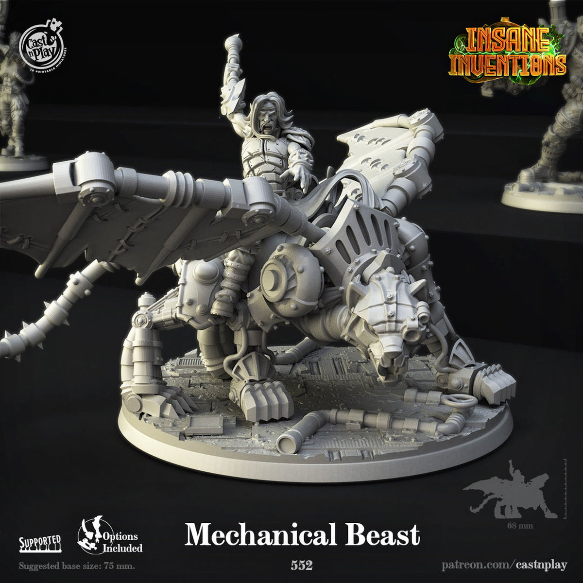 Mechanical Beast - The Printable Dragon