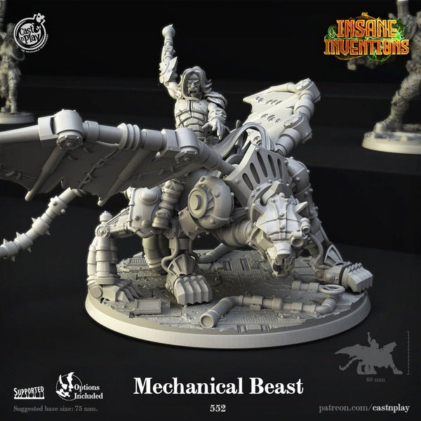Mechanical Beast 3D-printed model