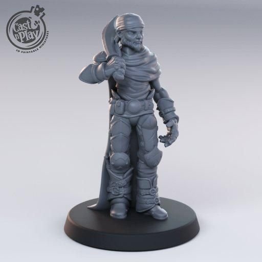 Melee Bandits 3D-printed model